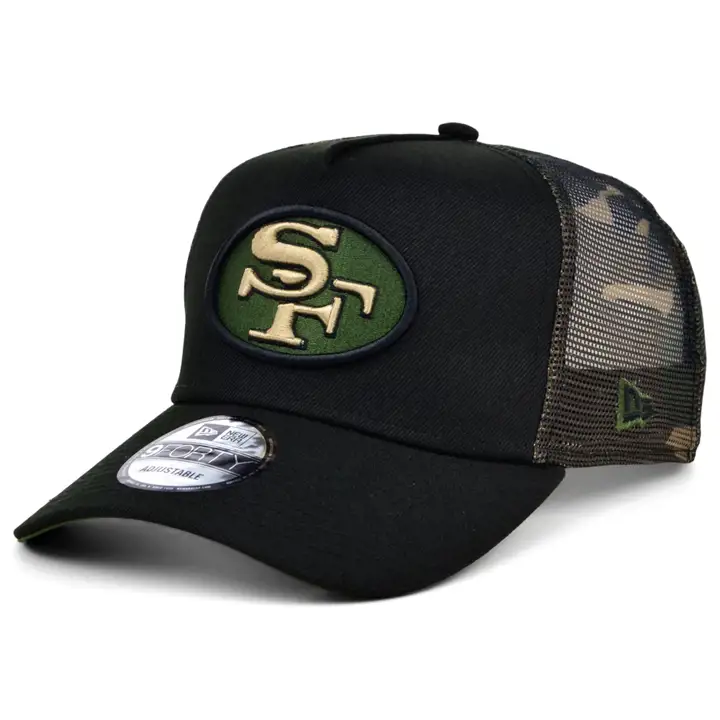 San Francisco 49ers NFL Woodland 940AF Noir/Camo