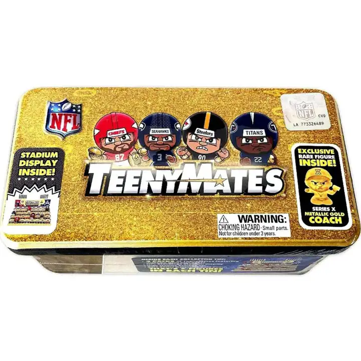 Boîte de collection NFL TeenyMates Gold