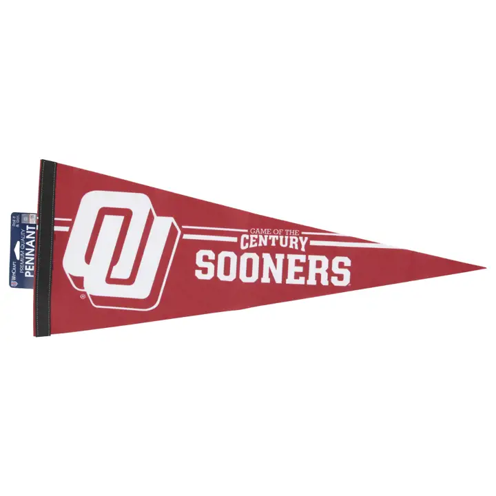 "Drapeau Pennant Premium Oklahoma Sooners 12 po x 30 po"