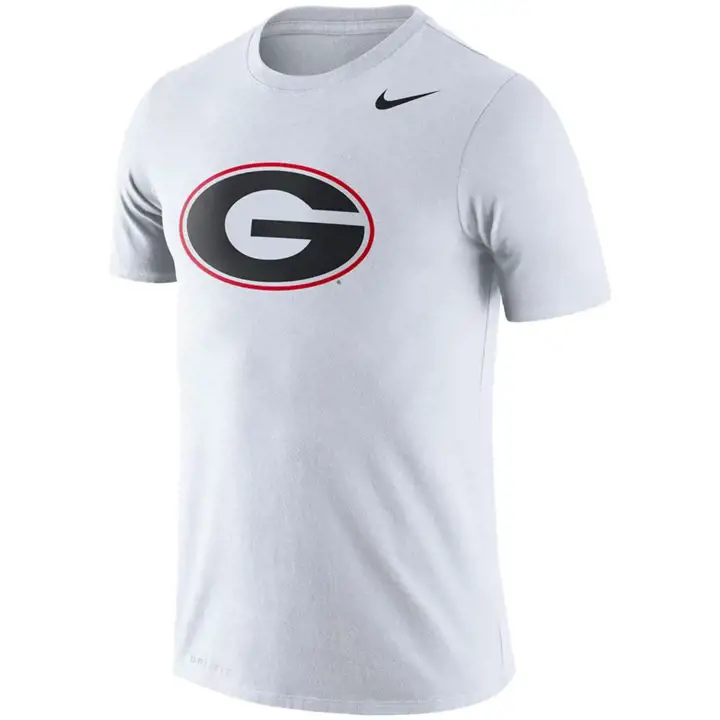 T-shirt Logo Légende NCAA Georgia Bulldogs blanc