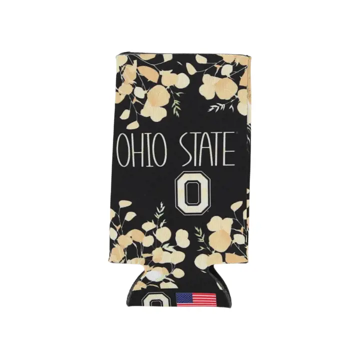 Refroidisseur de canette mince de 12 oz Ohio State Buckeyes