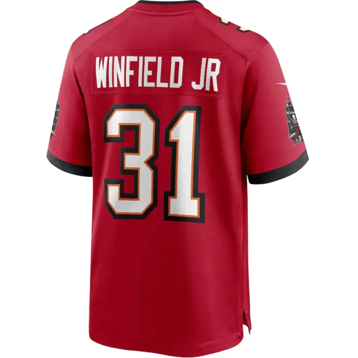 Maillot de match NFL Tampa Bay Buccaneers Antoine Winfield rouge