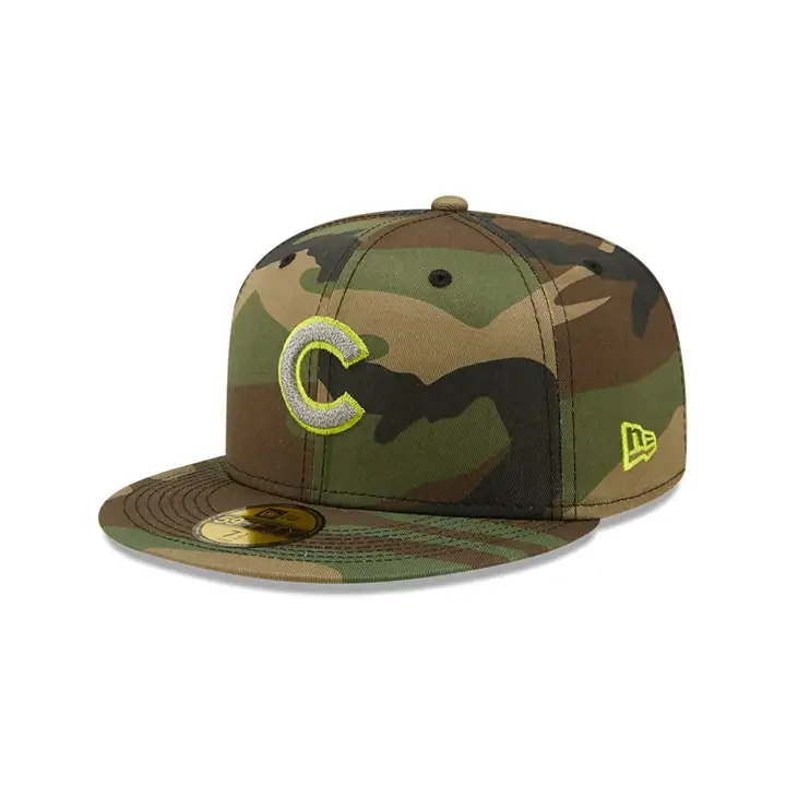 Chicago Cubs MLB COLOR UV 59FIFTY RÉFLÉCHISSANT 2016 Woodland/s