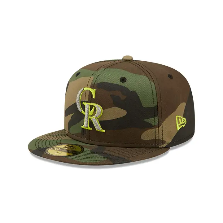Colorado Rockies MLB COLOR UV 59FIFTY REFLECTIVE 2007 Woodla