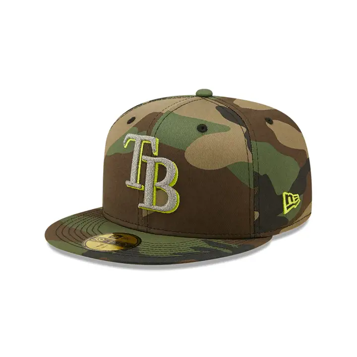 Tampa Bay Rays MLB COLOR UV 59FIFTY RÉFLÉCHISSANT 2008 Woodland
