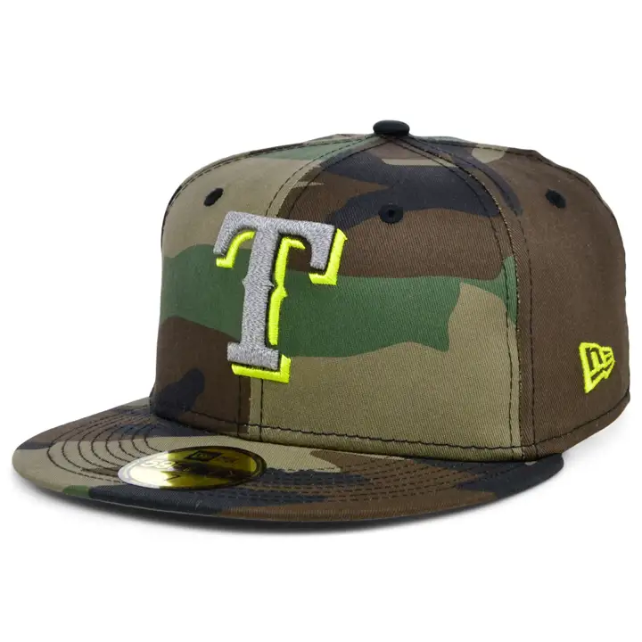 Texas Rangers MLB COLOR UV 59FIFTY RÉFLÉCHISSANT 2011 Woodland/