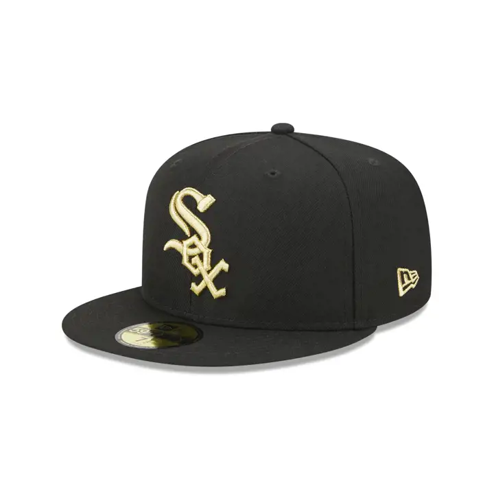 CHICAGO WHITE SOX MLB MÉTALLISÉ UV 59FIFTY blk/MT GLD