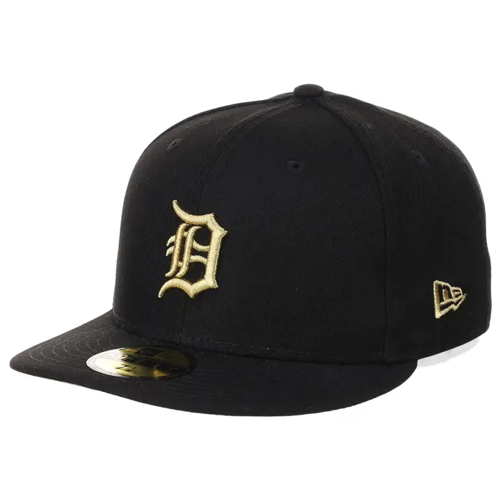 CASQUETTE DETROIT TIGERS MLB MÉTALLISÉE UV 59FIFTY NOIR/OR MÉTALLISÉ