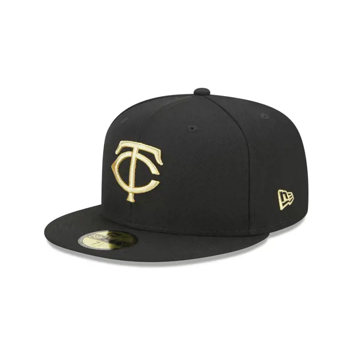 MINNESOTA TWINS MLB MÉTALLISÉ UV 59FIFTY blk/MT GLD