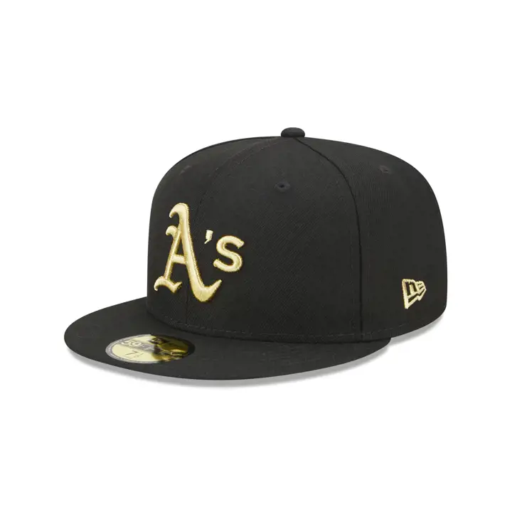 Casquette 59FIFTY OAKLAND ATHLETICS MLB UV MÉTALLISÉ blk/MT GLD