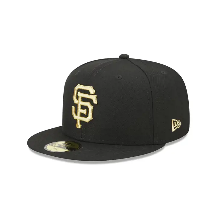 SAN FRANCISCO GIANTS MLB MÉTALLISÉ UV 59FIFTY blc/OR MTL