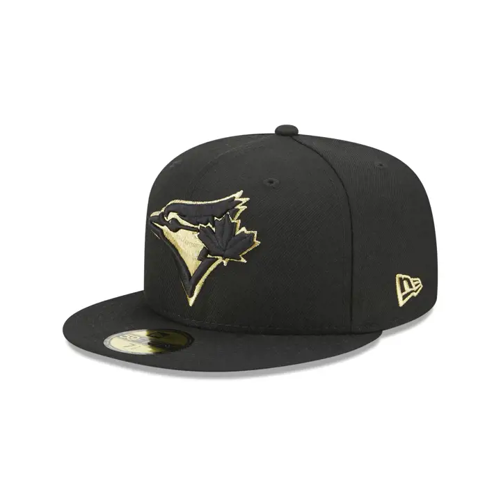 CASQUETTE AJUSTÉE 59FIFTY MLB TORONTO BLUE JAYS MÉTALLISÉE UV blk/MT GLD