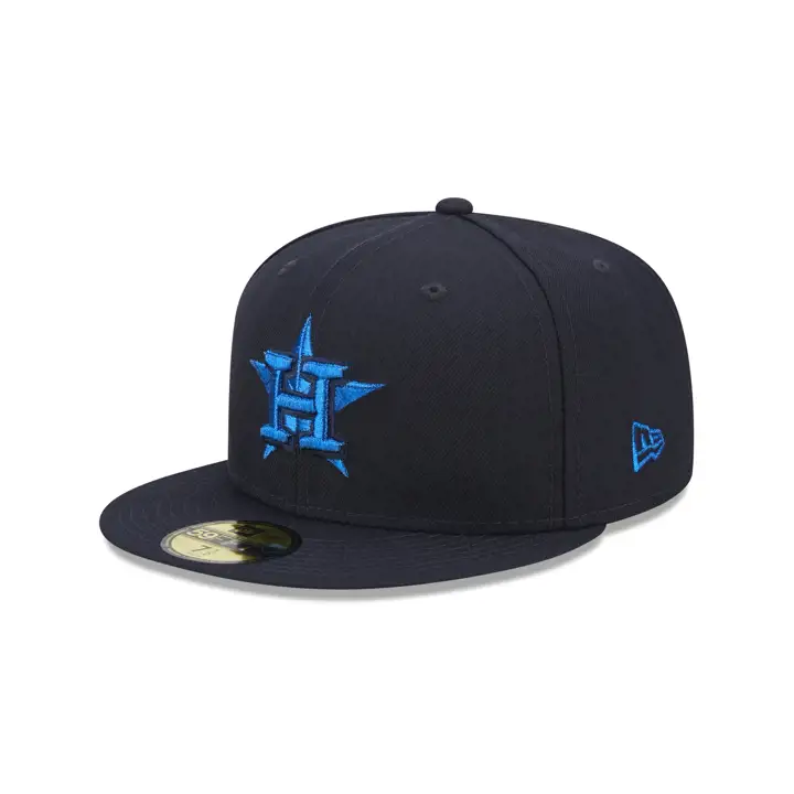 CASQUETTE AJUSTÉE 59FIFTY HOUSTON ASTROS MLB MÉTALLISÉE UV BLEU MARINE/MÉTALLISÉ