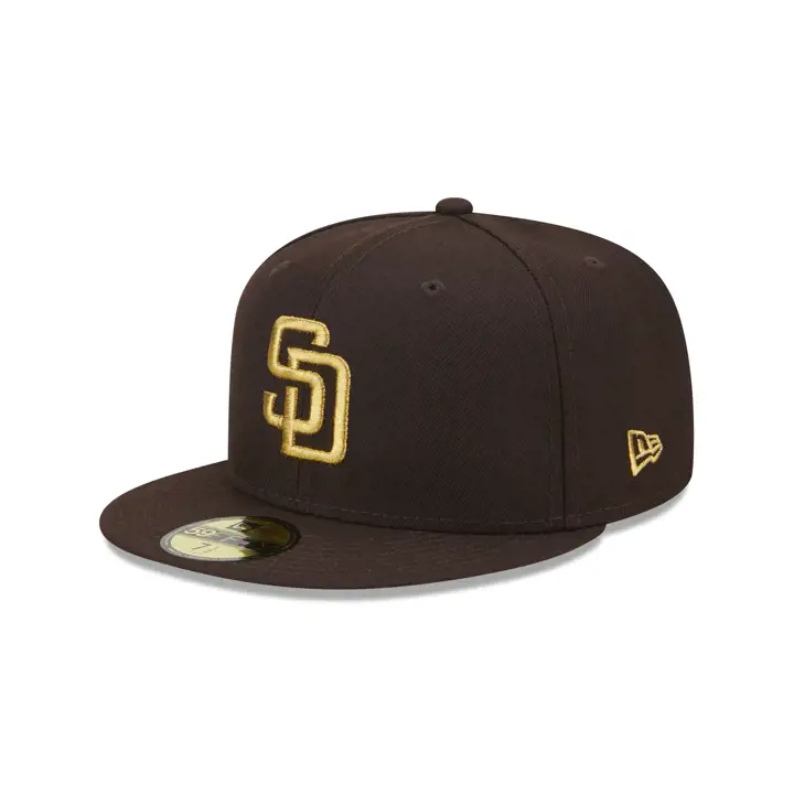 SAN DIEGO PADRES MLB METALLIC UV 59FIFTY marron/MÉTALLISÉ