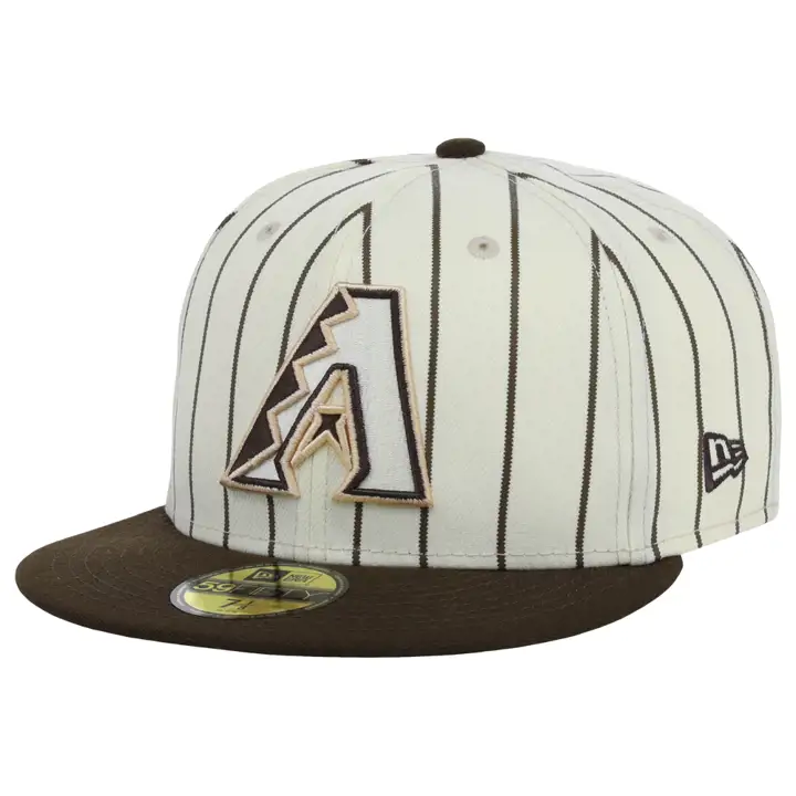 ARIZONA DIAMONDBACKS MLB MARRON RAYURES FINES 59FIFTY WS 2001 gry