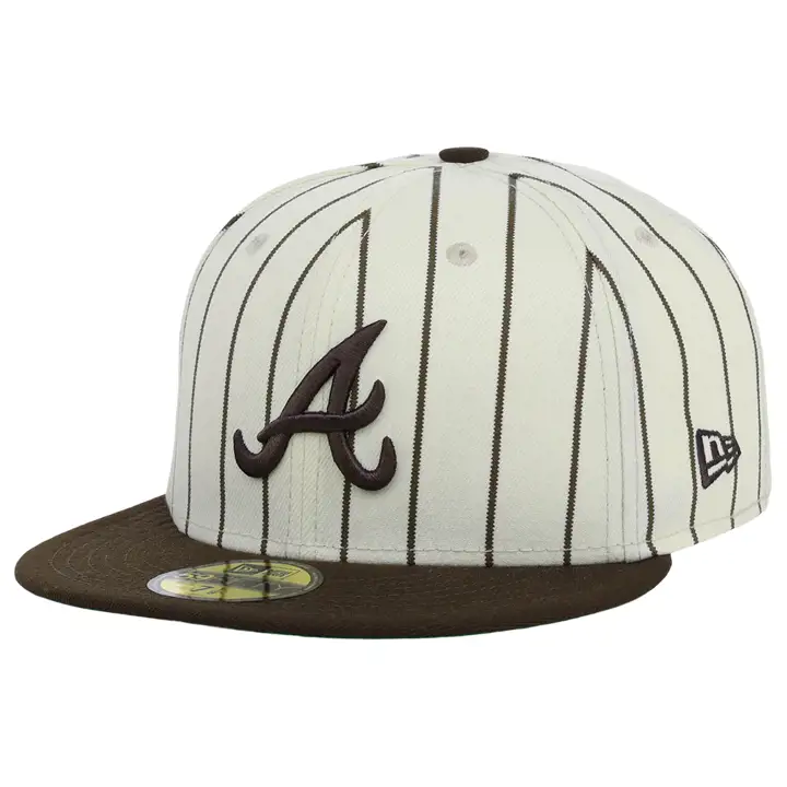 ATLANTA BRAVES MLB RAYURES MARRON 59FIFTY WS 1995 gris/noyer/