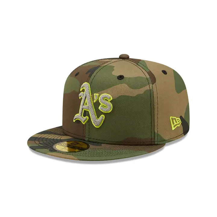 Oakland Athletics MLB COLOR UV 59FIFTY RÉFLÉCHISSANTE 1972 Woodl
