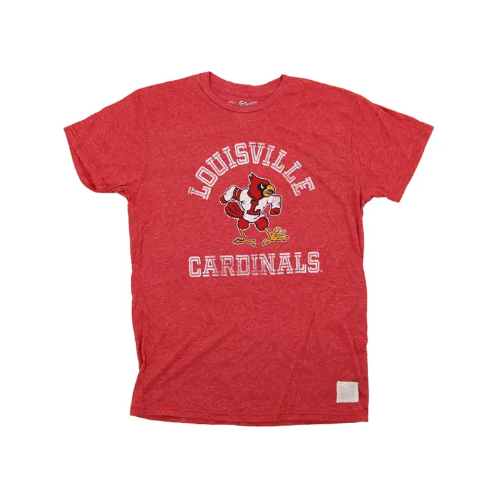 T-shirt Louisville Cardinals NCAA Mock Twist Rouge