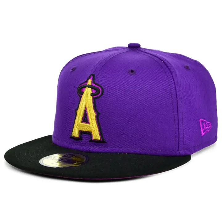 ANAHEIM ANGELS MLB  COLOR UV 59FIFTY COURONNÉ 50E ANN pur/bl