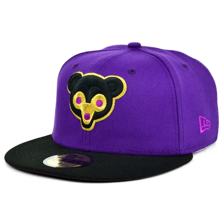CHICAGO CUBS MLB COLOR UV 59FIFTY CROWNED WRIGLEY vio/noi