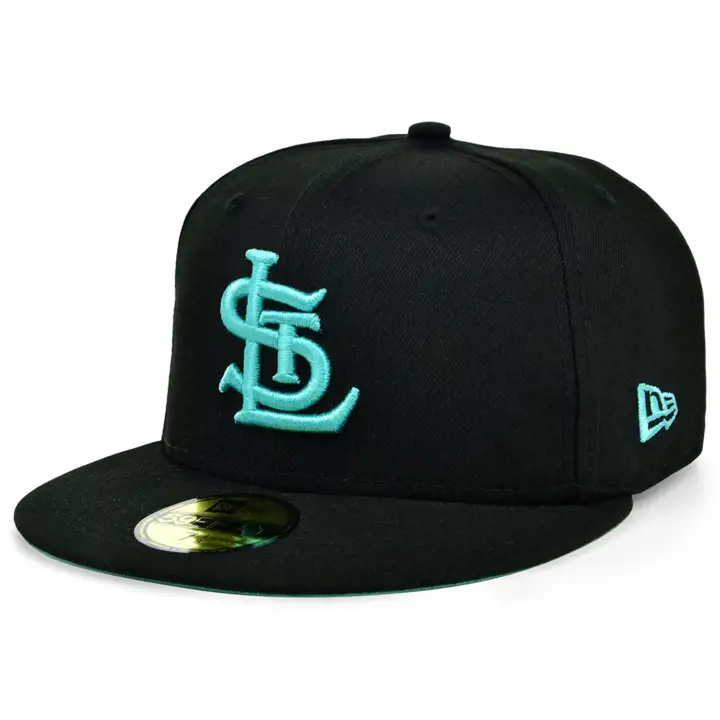 ST. LOUIS CARDINALS MLB COLOR UV 59FIFTY BLK/MINT WS 1944 b