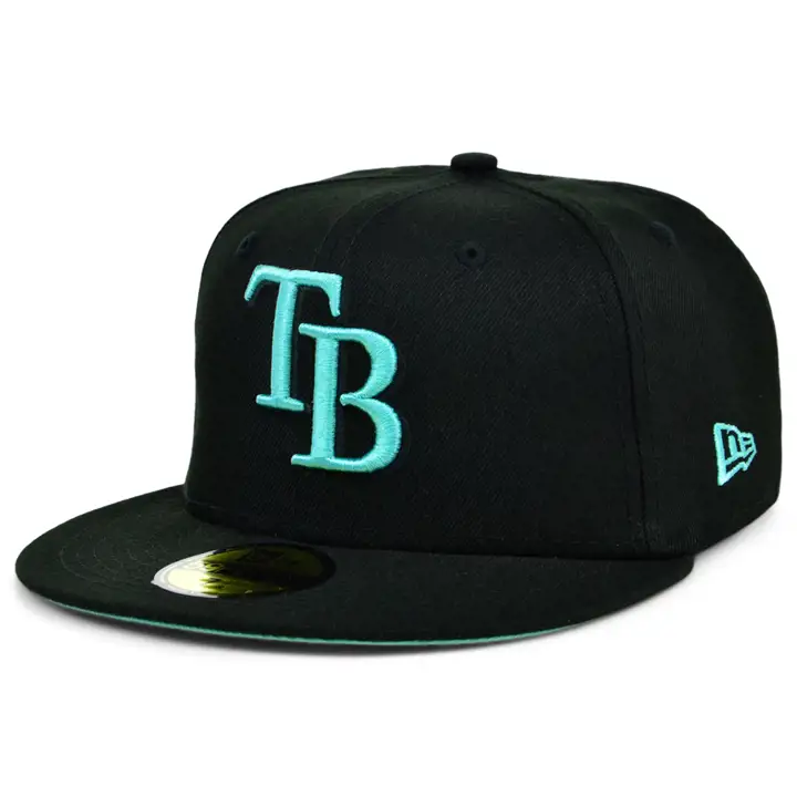 TAMPA BAY RAYS MLB  COLOR UV 59FIFTY BLK/MINT WS 2008 blk/lg