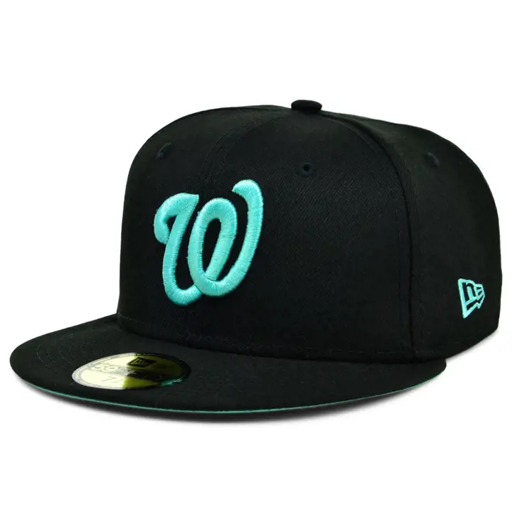 WASHINGTON NATIONALS MLB COLOR UV 59FIFTY BLK/MENTHE STADE RFK