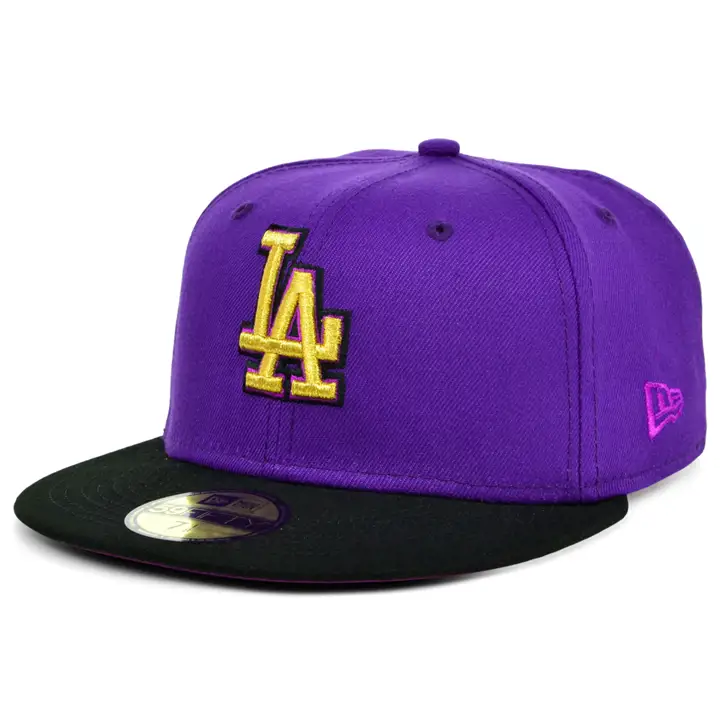LOS ANGELES DODGERS MLB COLOR UV 59FIFTY CROWNED 100TH ANN