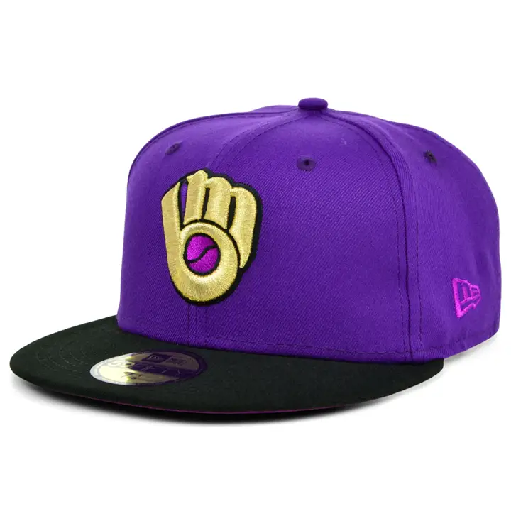 MILWAUKEE BREWERS MLB COLOR UV 59FIFTY COURONNÉ 50E ANN pur