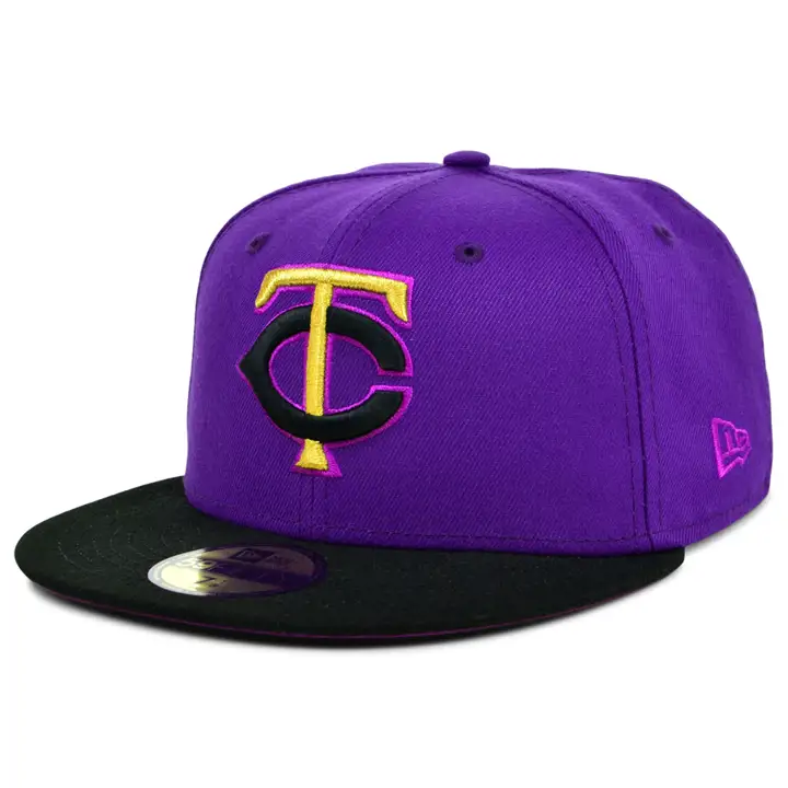 MINNESOTA TWINS MLB  COLOR UV 59FIFTY CROWNED WS 1987 pur/bl