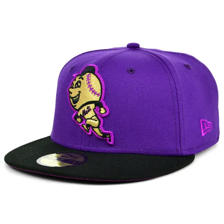 NEW YORK METS MLB COLOR UV 59FIFTY CROWNED WS 2015 pur/blk