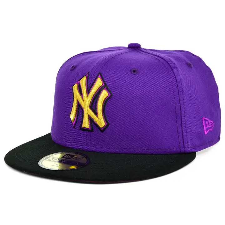 NEW YORK YANKEES MLB  COLOR UV 59FIFTY CROWNED WS 1998 pur/b