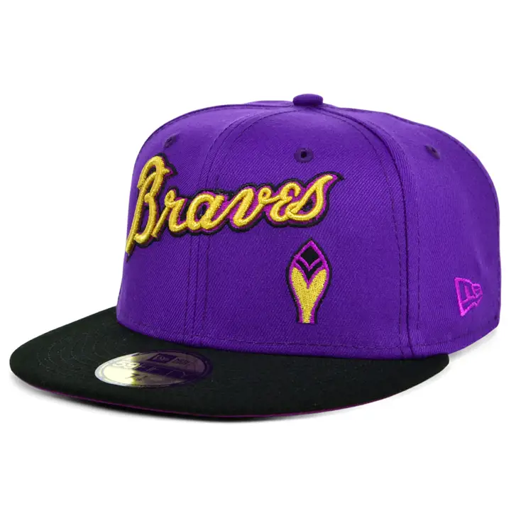 ATLANTA BRAVES MLB COLOR UV 59FIFTY CROWNED ASG 1972 pur/bl