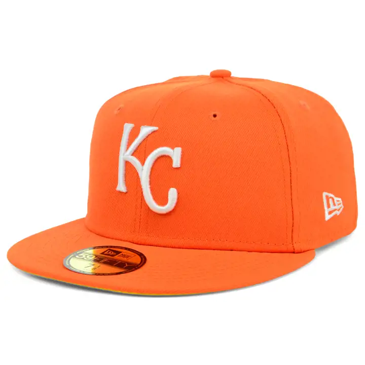 KANSAS CITY ROYALS MLB COLOR UV 59FIFTY CANDY CORN 40E ANNIV