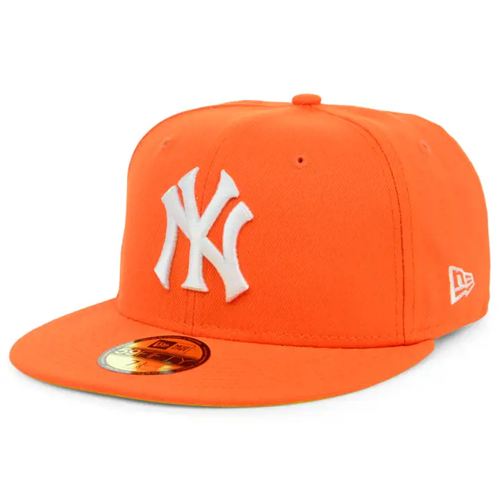 NEW YORK YANKEES MLB COULEUR UV 59FIFTY CANDY CORN 50E ANNIVERSAIRE ou