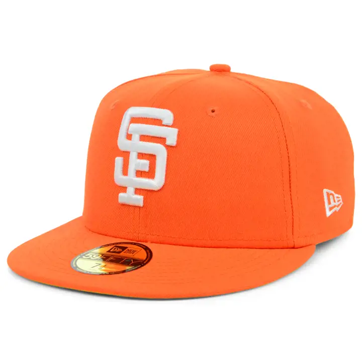 SAN FRANCISCO GIANTS MLB COLOR UV 59FIFTY CANDY CORN WS 1984