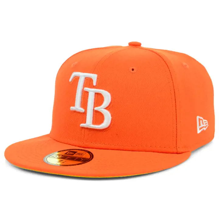 TAMPA BAY RAYS MLB COULEUR UV 59FIFTY CANDY CORN TROPICANA org