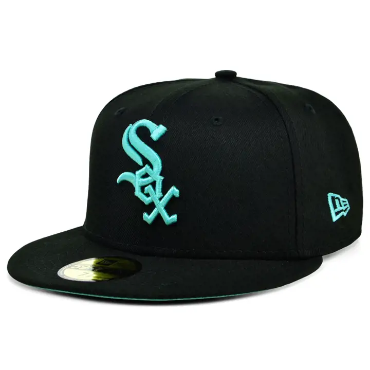 CHICAGO WHITE SOX MLB COLOR UV 59FIFTY NOIR/MENTHE WS 2005 noir