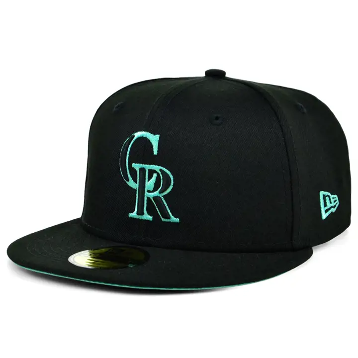 COLORADO ROCKIES MLB COLOR UV 59FIFTY NOI/MENTHE ASG 1998 noi