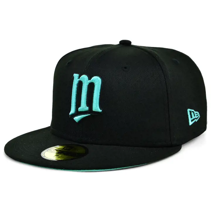 MINNESOTA TWINS MLB COLOR UV 59FIFTY NOIR/MENTHE WS 1991 n/b