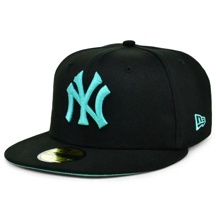 NEW YORK YANKEES MLB  COLOR UV 59FIFTY NOIR/MENTHE SM 1951 noir/