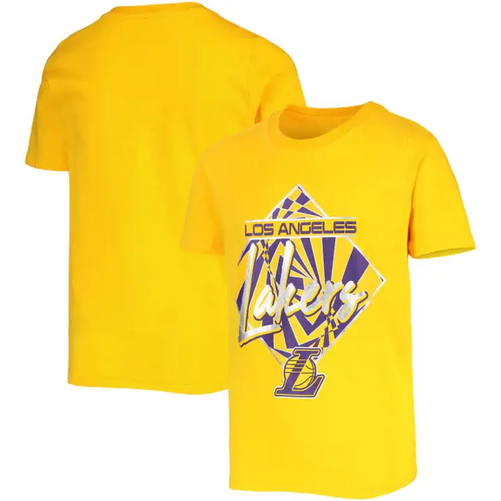 T-shirt Jeune NBA Los Angeles Lakers La Jolla JAUNE