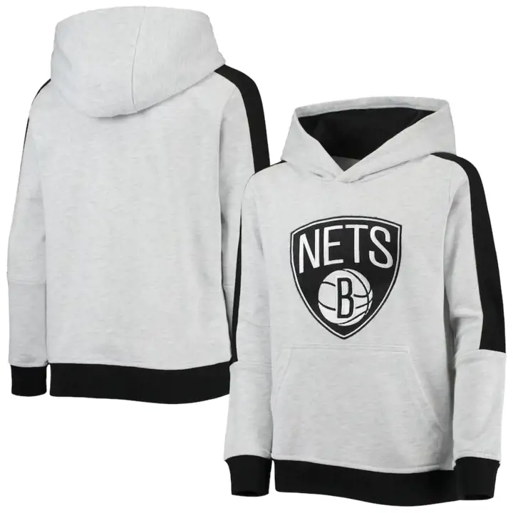 Sweat à capuche Brooklyn Nets NBA Lived In GRY