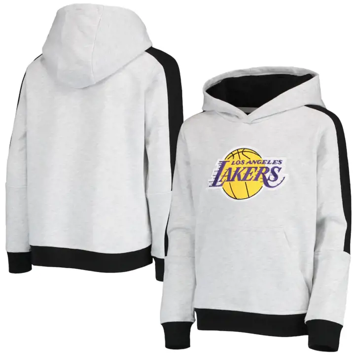 Sweat à capuche gris Los Angeles Lakers NBA Lived In