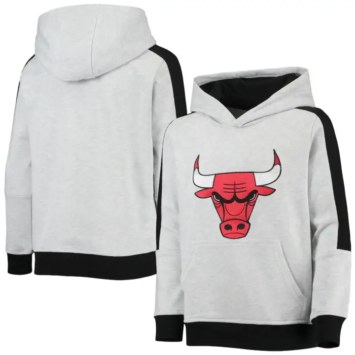Hoodie Chicago Bulls NBA Lived In GRIS