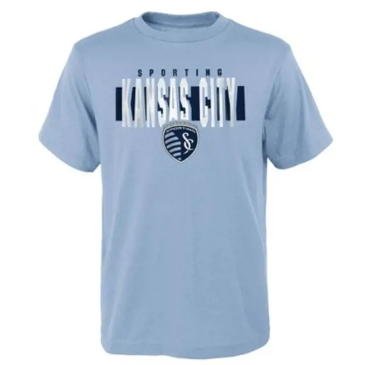 T-shirt Jeunesse Bleu au Slogan MLS du Sporting Kansas City