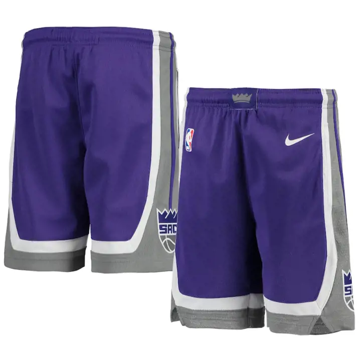 Short de basket NBA Sacramento Kings Youth Icon Swingman - Violet