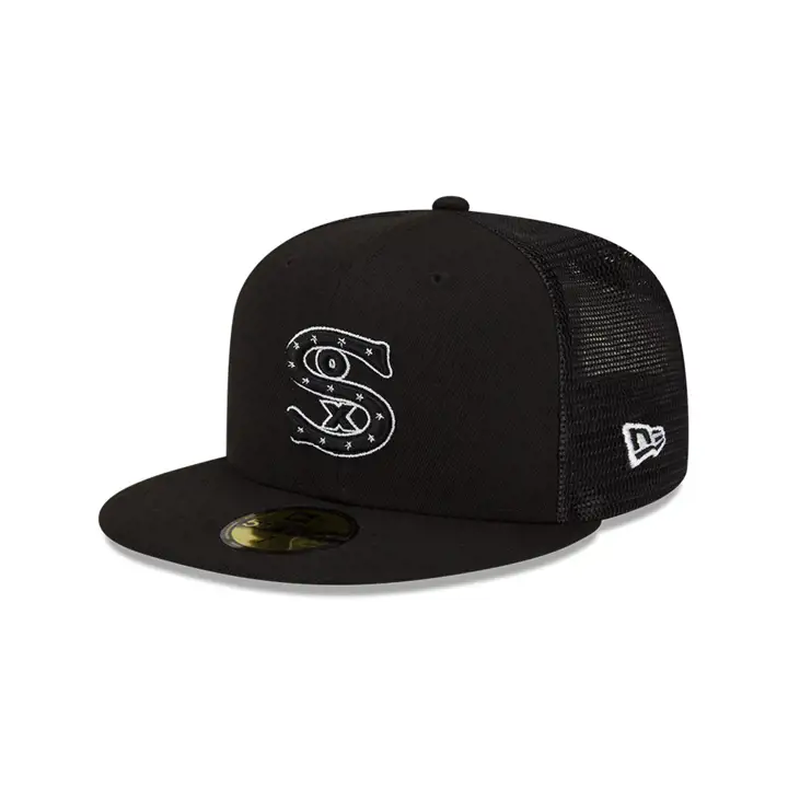 Casquette 59FIFTY MLB Spring Training 2022 des White Sox de Chicago - Noire