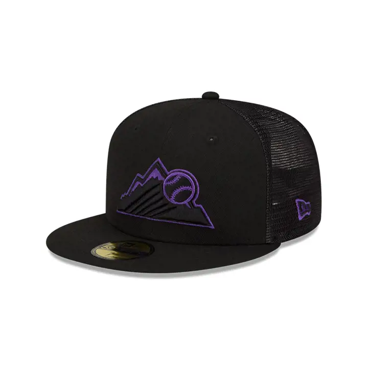 Colorado Rockies 2022 MLB Entraînement de printemps 59FIFTY NOIR