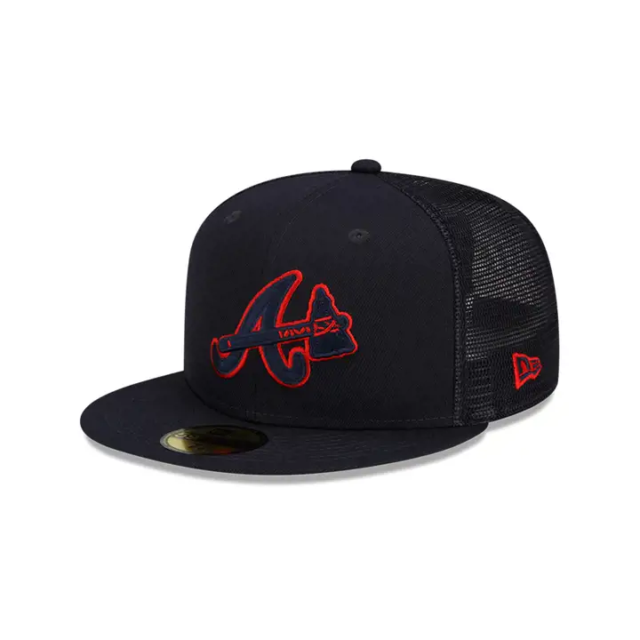 Atlanta Braves 2023 MLB ENTRAÎNEMENT AU BÂTON 59FIFTY MARINE